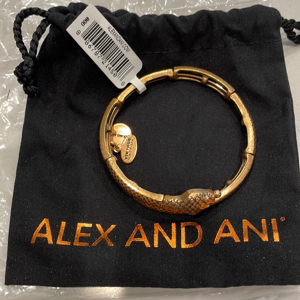 NWT Alex and ani cobra snake bracelet